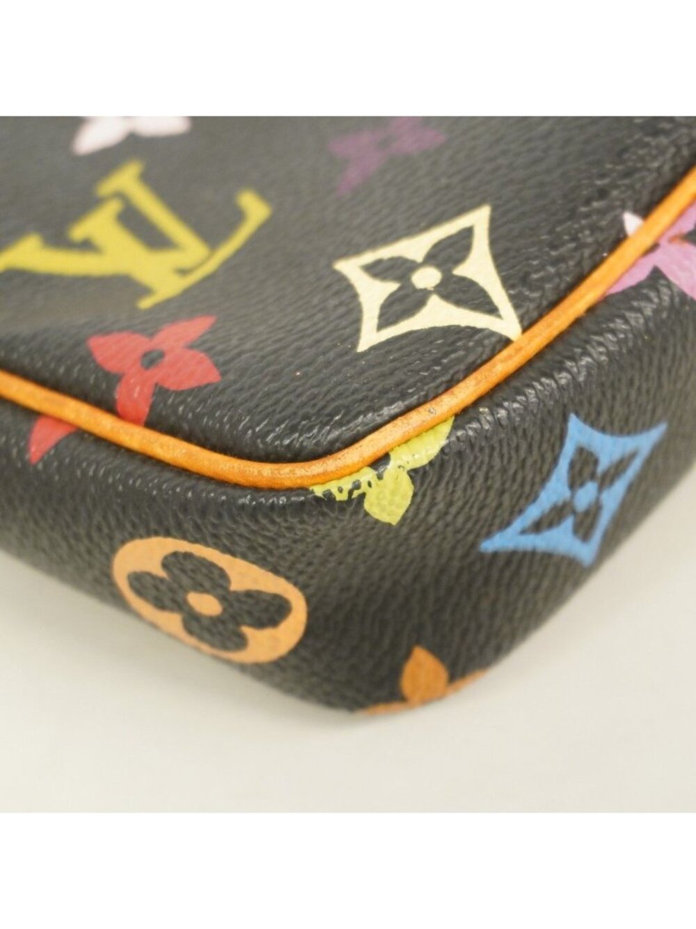 Louis Vuitton Pouch Monogram Multicolor Pochette Noir - Picture 6 of 10